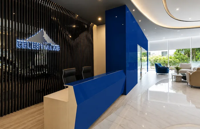 CelestiaLab entrance and reception area
